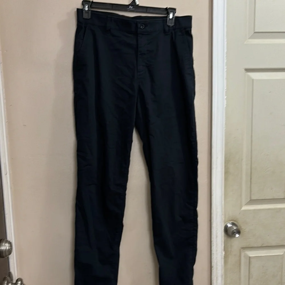 Nike Black Chinos Straight Leg Cotton Blend